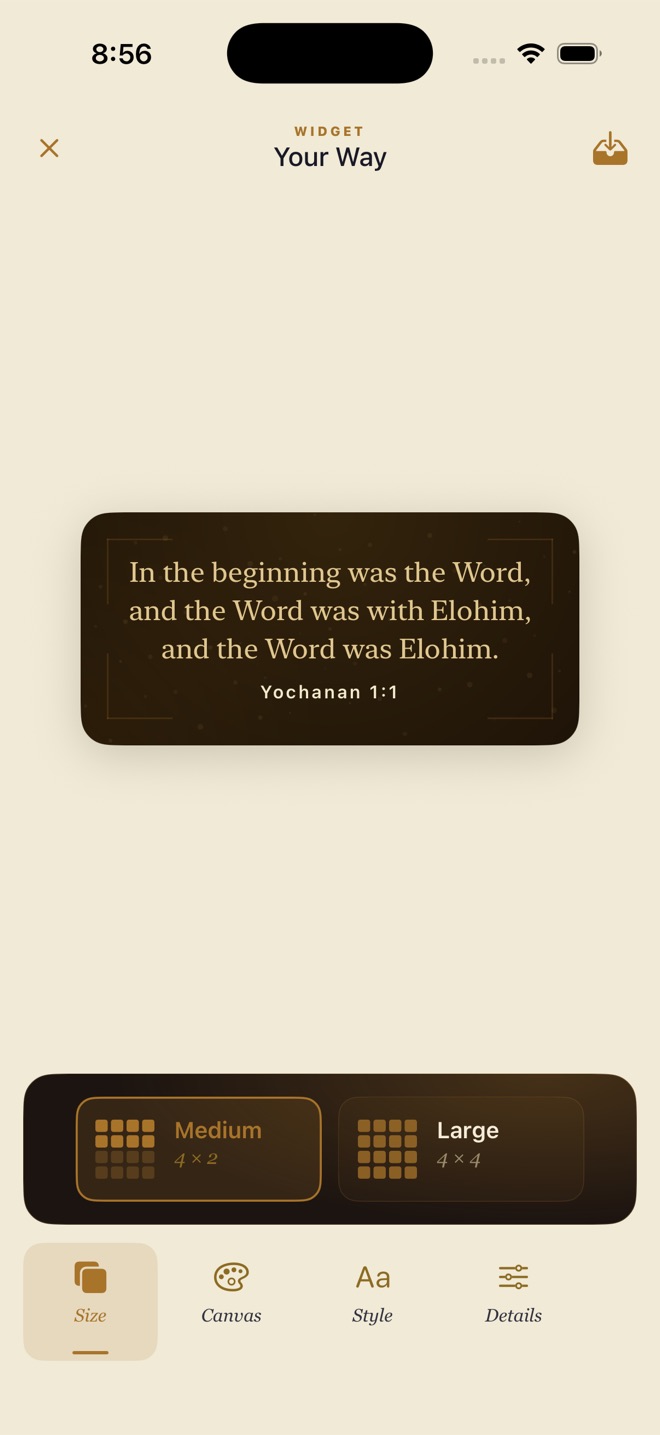Building a Scripture widget