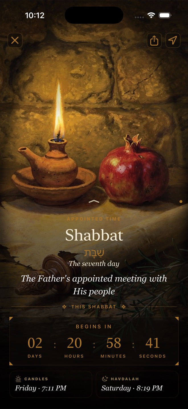 The Shabbat screen