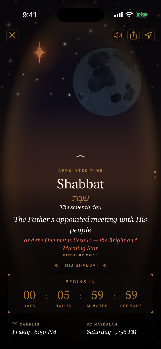 The Shabbat screen